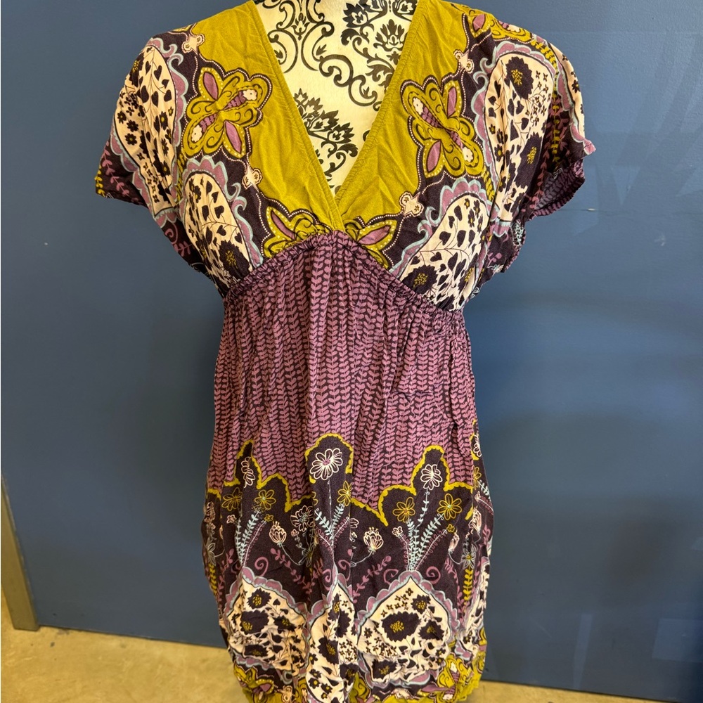 Xhilaration Multicolor Patterned Mini Dress